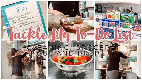 TACKLE MY TO-DO LIST | CLEANING, ORGANIZING, PREPPING FOR THE WEEK AND A COSTCO GROCERY HAUL