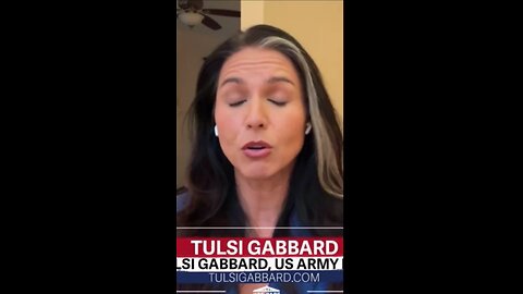 Tulsi Gabbard on the Ukraine War. I like this chick.