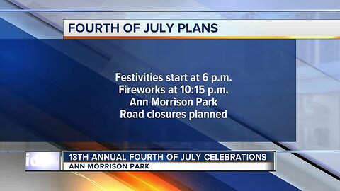 13th annual Fourth of July celebrations at Ann Morrison Park