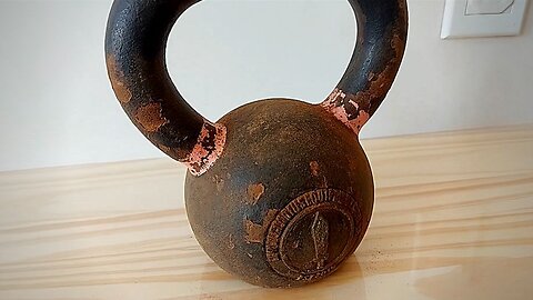 How I Restored an Old Kettlebell into a New and Strong Fitness Equipment