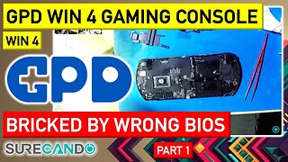Reviving the GPD WIN 4 Gaming Console_ Bricked by Wrong BIOS - Repair Attempt (Part 1)