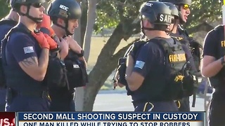 Second mall shooting suspect in custody