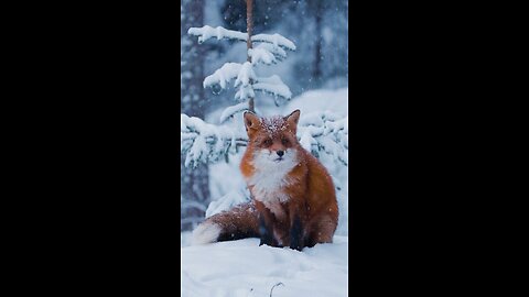 fox 🦊 in winter 😻
