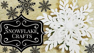 4 Insanely Creative Snowflake Crafts for Winter DIY Bliss! ❄️