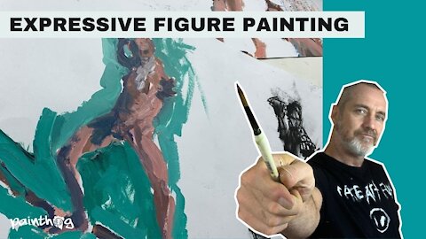 Expressive Figure Painting Demo Using Acrylics