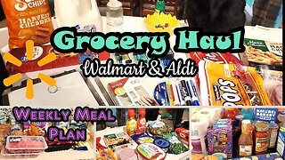 Under $300 Grocery Haul | Walmart Haul / Aldi Haul | Meal Plan | Family of 5 | Week of Meals