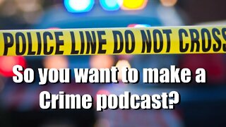 The #TRUTH about creating your own Crime podcast? Not always easy. #crimepodcast #truecrime #podcast