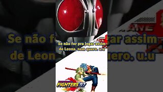 King of Fighters? Referências de Kamen Rider Black RX com a Leona Heidern?