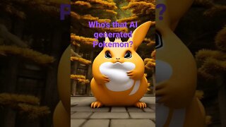 AI generated Raichu #whosthatpokemon #pokemon