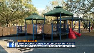City of Tampa improves parks to benefit children with autism