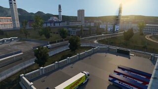 Eurotrucksimulator 2. Mit dem LKW durch Europa Auf der Pro Mod mit guter Musik.