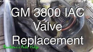 How to replace an IAC valve on a GM 3.8L V-6 series 2