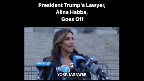 Trump's Lawyer: Alina Habba - talks about the NYC hearing and Crooked Leticia James