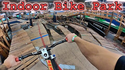 Biggest Indoor Mountain Bike Park