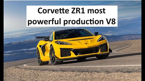 Corvette ZR1 has most powerful v8 ever produced, but only 2 pedals and cylinder deactivation