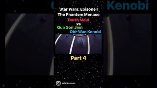 Darth Maul vs Qui-Gon Jinn & Obi-Wan Kenobi PART 4 #shorts
