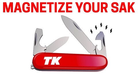 Magnetize your Swiss Army Knife - Quick and Easy!