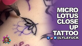 Tattooing Mini Lotus Flower