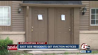 East side residents get eviction notices