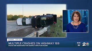 Multiple crashes on Highway 169