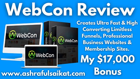 WebCon Review - Create Websites & Funnels Instantly (Abhijit Saha)