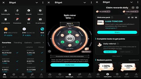 BITGET Mini App | Sign Up And Win Up To 13 TONCOIN On Telegram