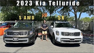 2023 Kia Telluride SX vs Telluride S AWD