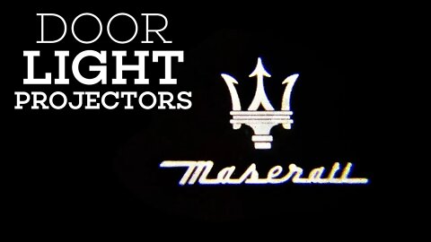 How to Install Maserati Door Light Logo Projectors