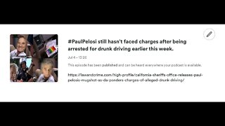 #PaulPelosi still hasn't faced charges after being arrested for drunk driving earlier this week