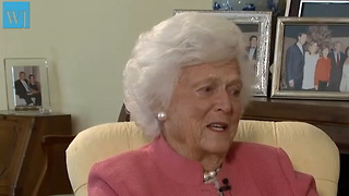 Barbara Bush Unflinchingly Stared Death in the Face Because 'There Is a Great God'