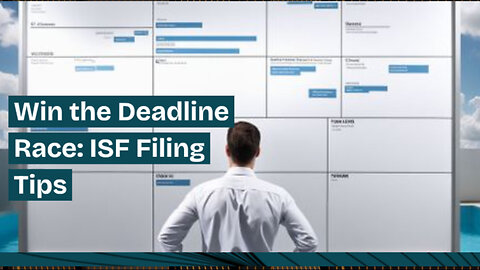 Mastering Deadlines: 6 Strategies for Efficient ISF Filing
