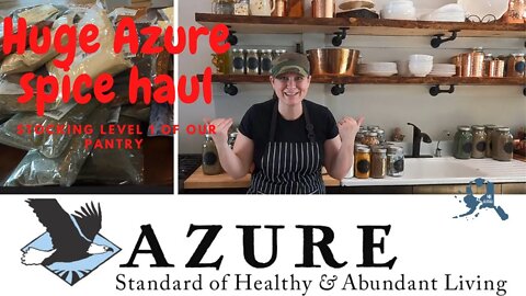 Huge Azure Standard Spice Haul | Stocking seasoning and spices | Decanting Spices | Jar Labels 2022