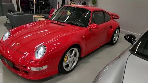 993 Porsche 911 Turbo S Guards Red peak 993 best of the best at Daytona Automonile [4k 60p]