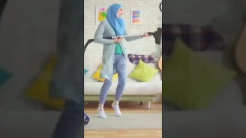 "Hilarious Hijabi Vacuum Dance: A Guitarist's Surprise"