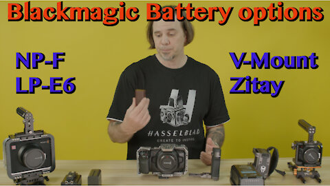 Blackmagic Battery Options BMPCC4K & BMPCC6K! #Blackmagic #filmmaking #BMPCC6K #cameras
