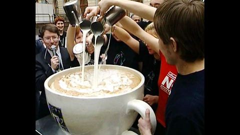 100-Liter Cup Of Cappuccino