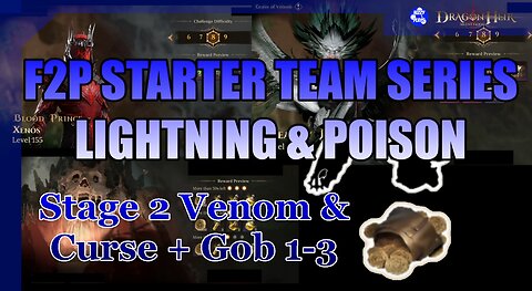 ⚡⚡Season 2 F2P Poison & Lightning Stater Team - For Venom, Curse, Rot, Goblin ⚡⚡