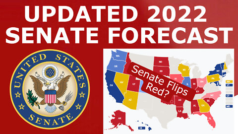 Updated 2022 Senate Map Prediction (August 18, 2022)