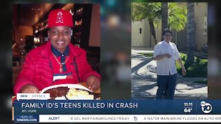 Families identify teens killed in Mt. Hope crash