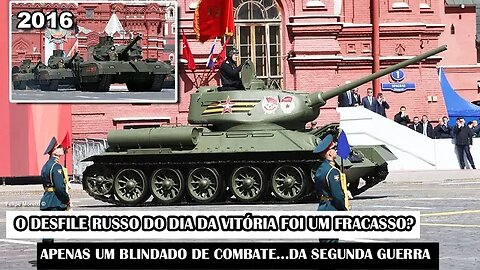 O Desfile Russo Do Dia Da Vitória Foi Um Fracasso? Apenas Um Blindado De Combate...Da Segunda Guerra