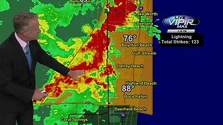 Severe weather threat in Palm Beach County