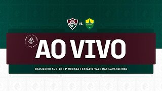 AO VIVO COM IMAGENS - FLUMINENSE X CUIABÁ | BRASILEIRO SUB-20 | 3ª RODADA