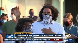 Broadway Heights hosts vigil to fight racial injustice