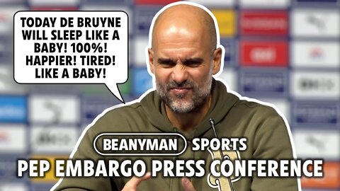 'Today De Bruyne will sleep like a BABY! 100%! Happier! Tired!' | Man City 2-1 Fulham | Pep Embargo