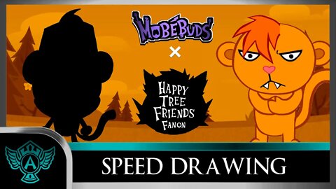 Speed Drawing: Happy Tree Friends Fanon - Bad Monkey | Mobebuds Style