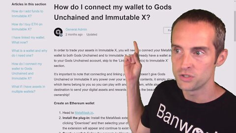 How To Connect Metamask Wallet to Gods Unchained and Immutable X