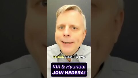 BIG HBAR NEWS! Hyundai and Kia are building on the #Hedera network!