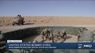 U.S. launches airstrikes in Syria