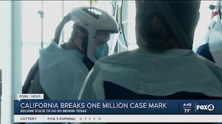 California breaks one million case mark