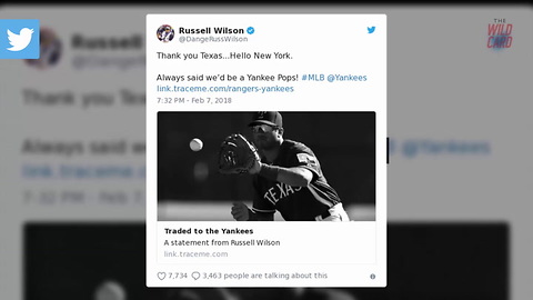 Russell Wilson Traded From Rangers To The Yankees